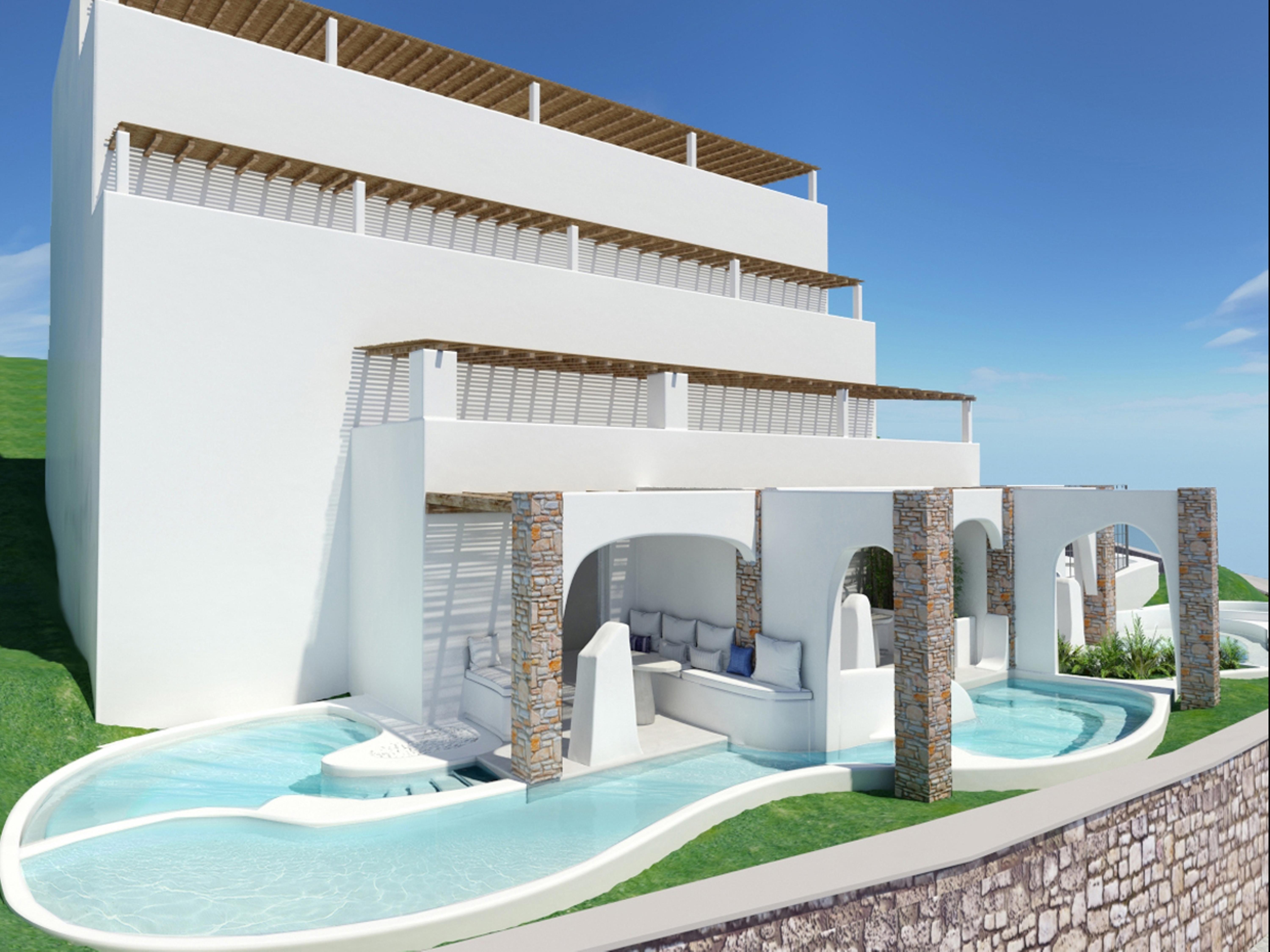 Aloni Hotel & Suites Piso Livadi Ngoại thất bức ảnh